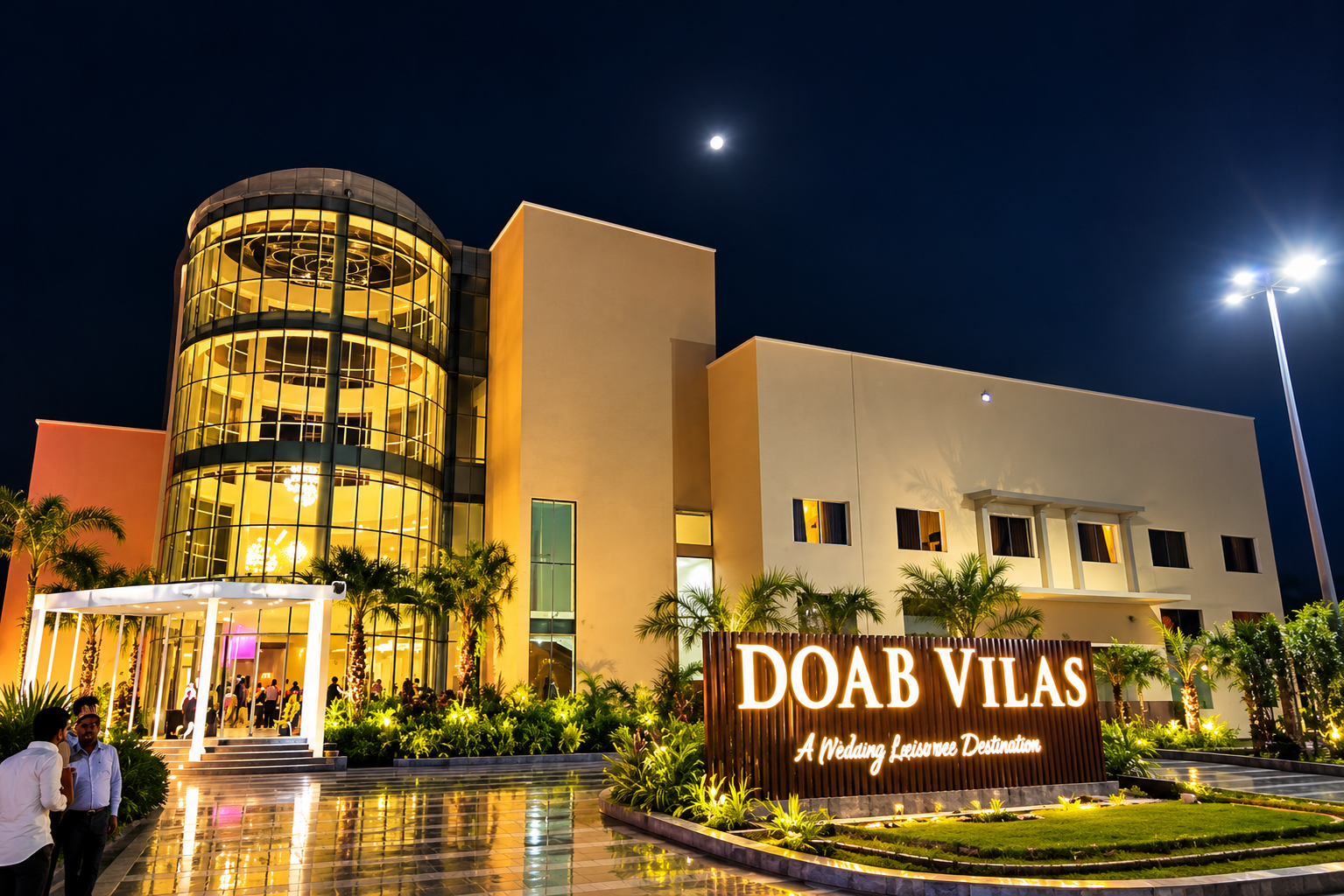 DOAB VILAS AT NIGHT